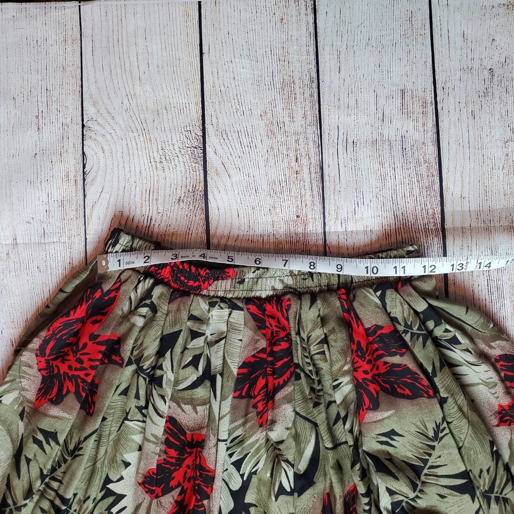 Vintage Floral Midi Skirt - Picture 8 of 10